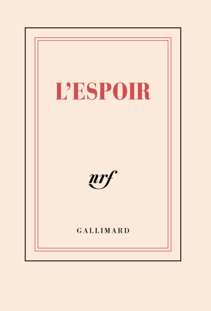 « L'espoir » (carnet poche)