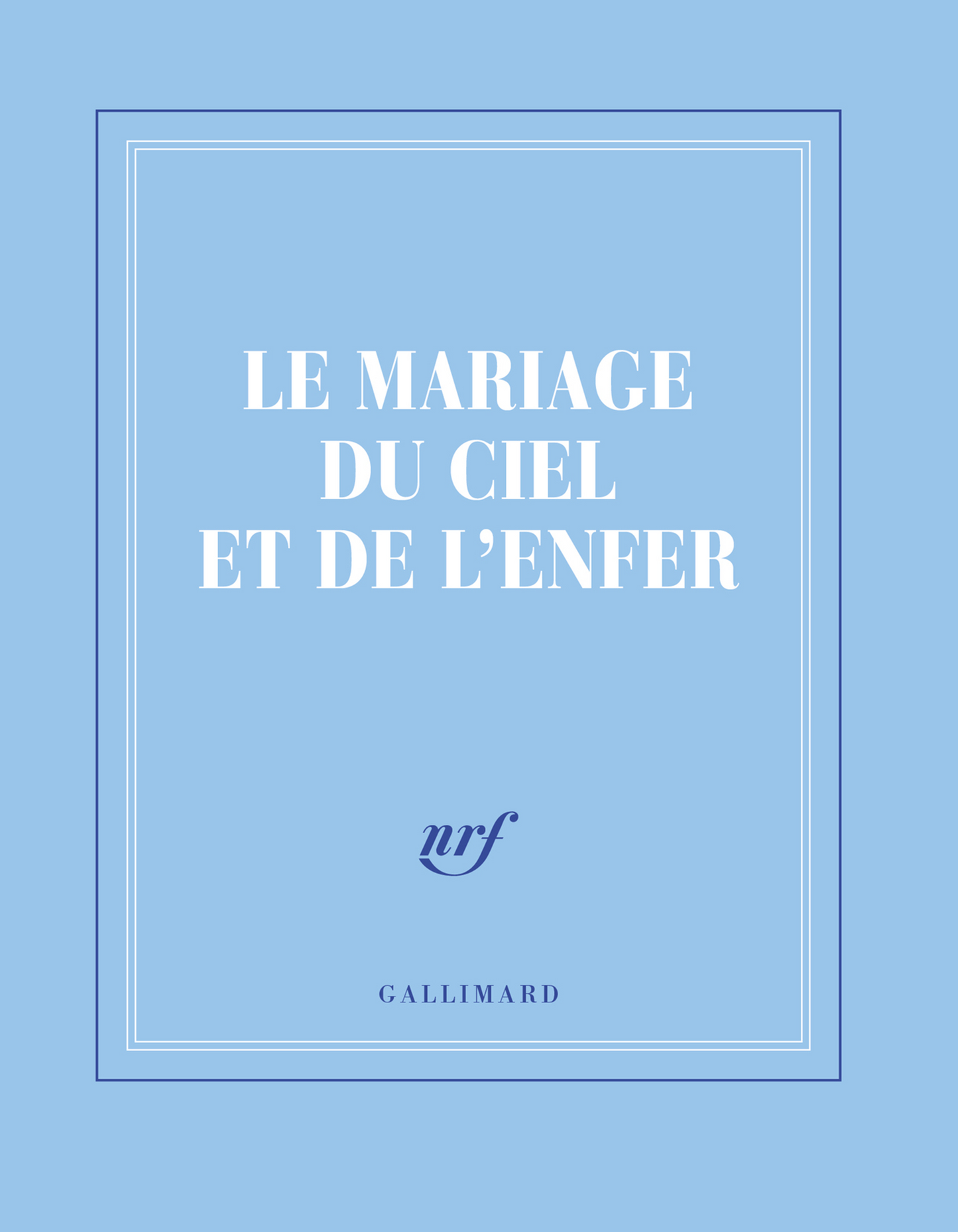 « Le mariage du ciel et de l'enfer » (carnet carré)