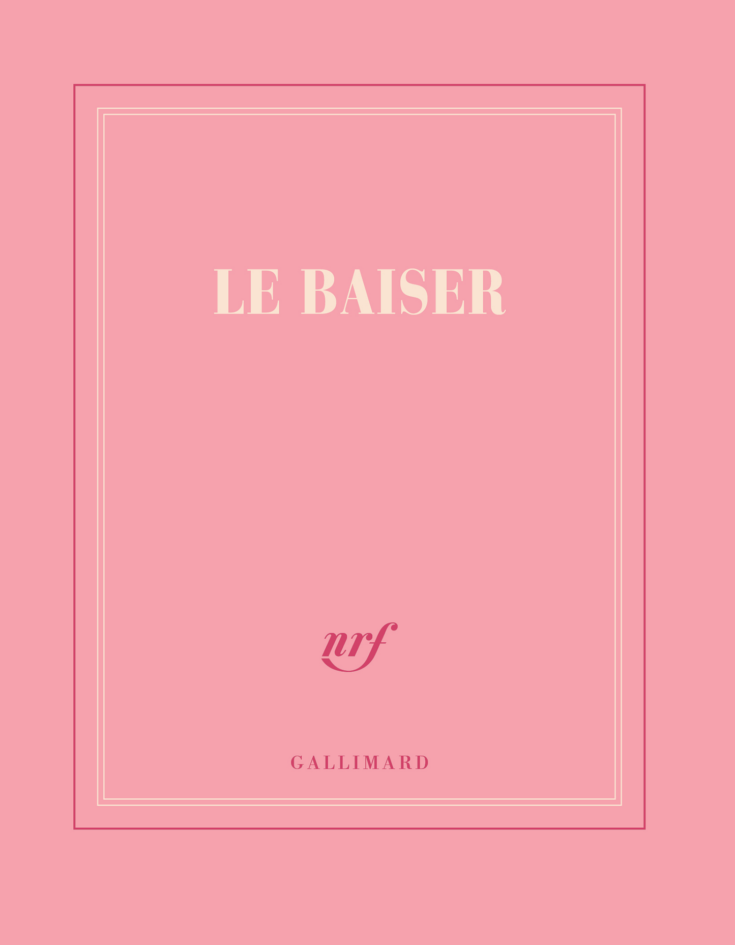 « Le baiser » (carnet carré)