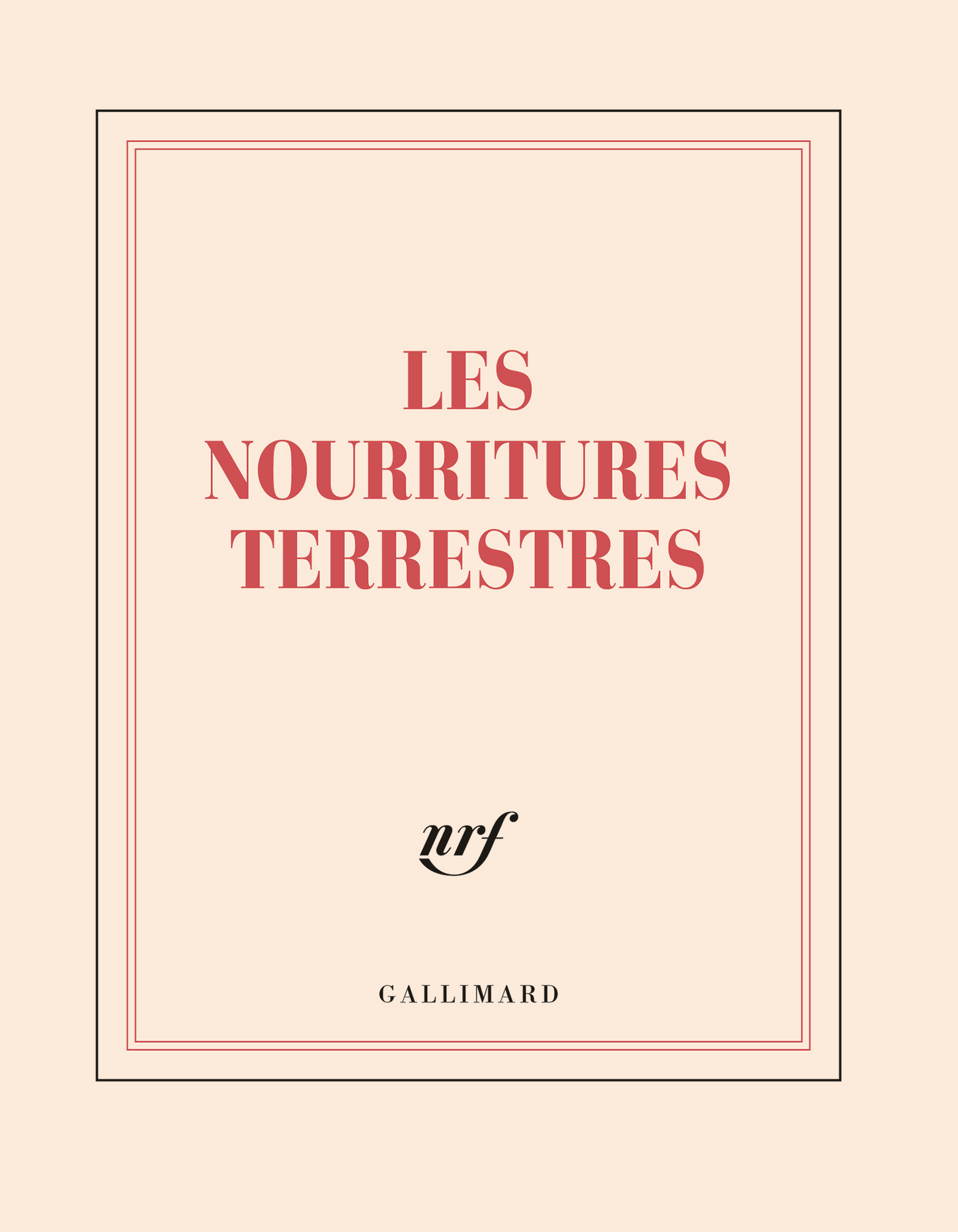 « Les nourritures terrestres » (carnet carré)