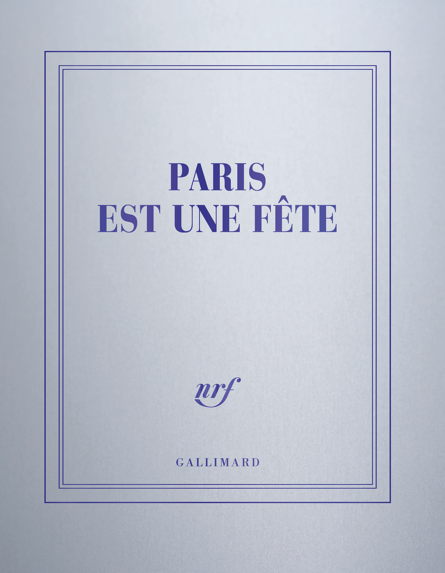 « Paris est une fête » (carnet carré)