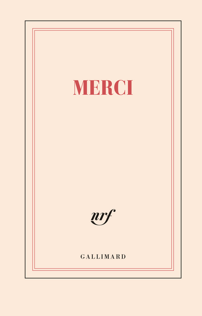 « Merci » (carnet rigide ligné)