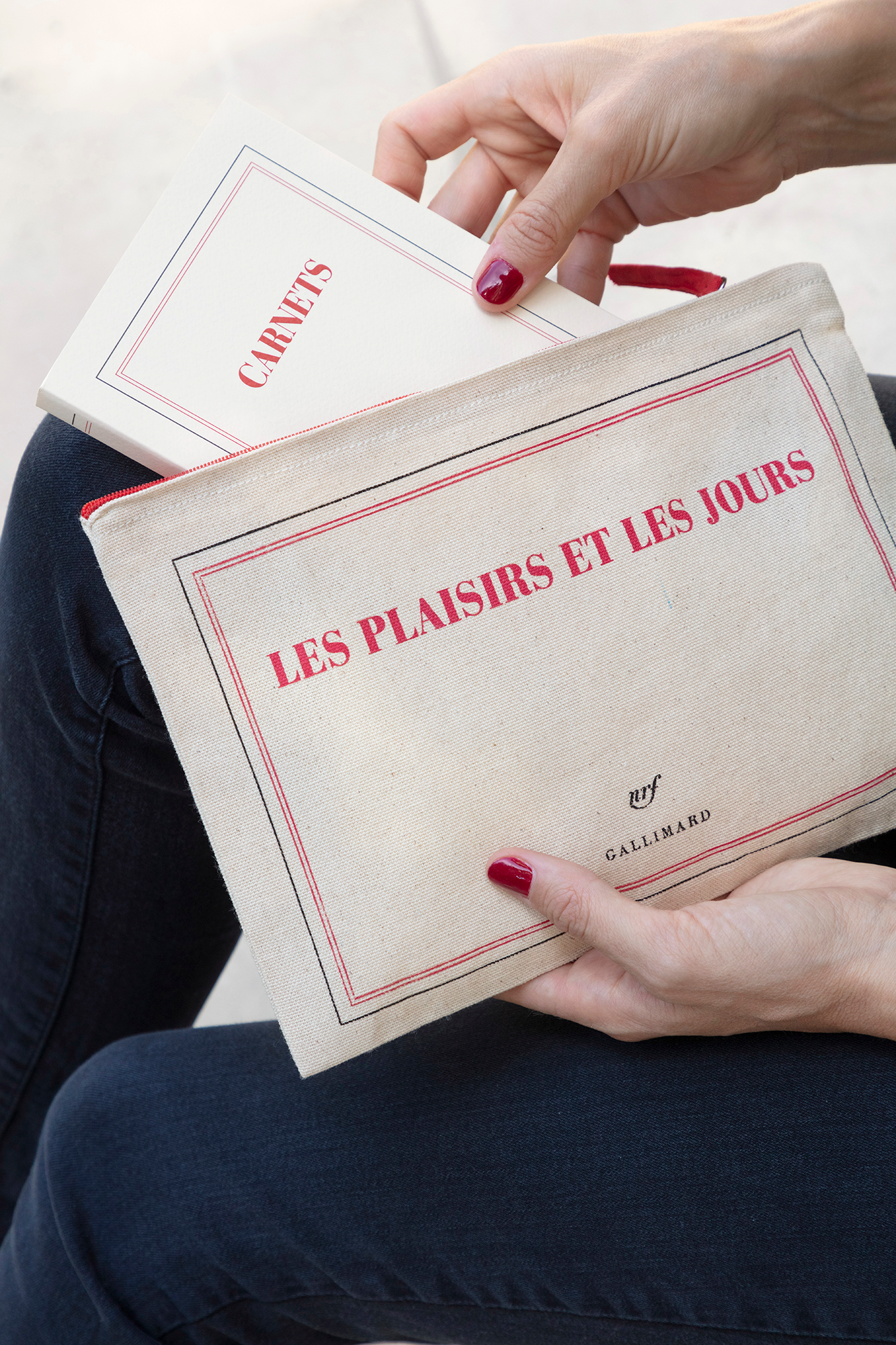 « Les plaisirs et les jours » (trousse et carnet)