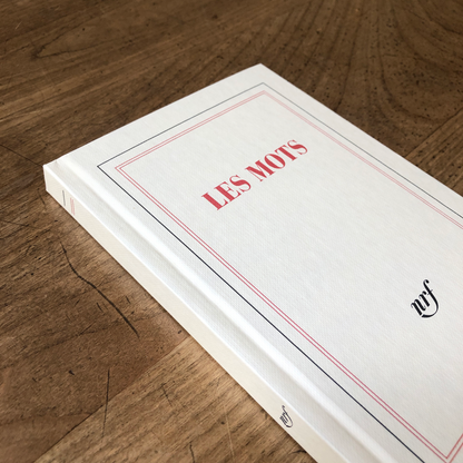 « Les mots » (carnet rigide ligné)