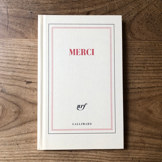 « Merci » (carnet rigide ligné)