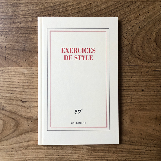 « Exercices de style » (grand carnet rigide)