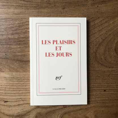 « Les plaisirs et les jours » (carnet)