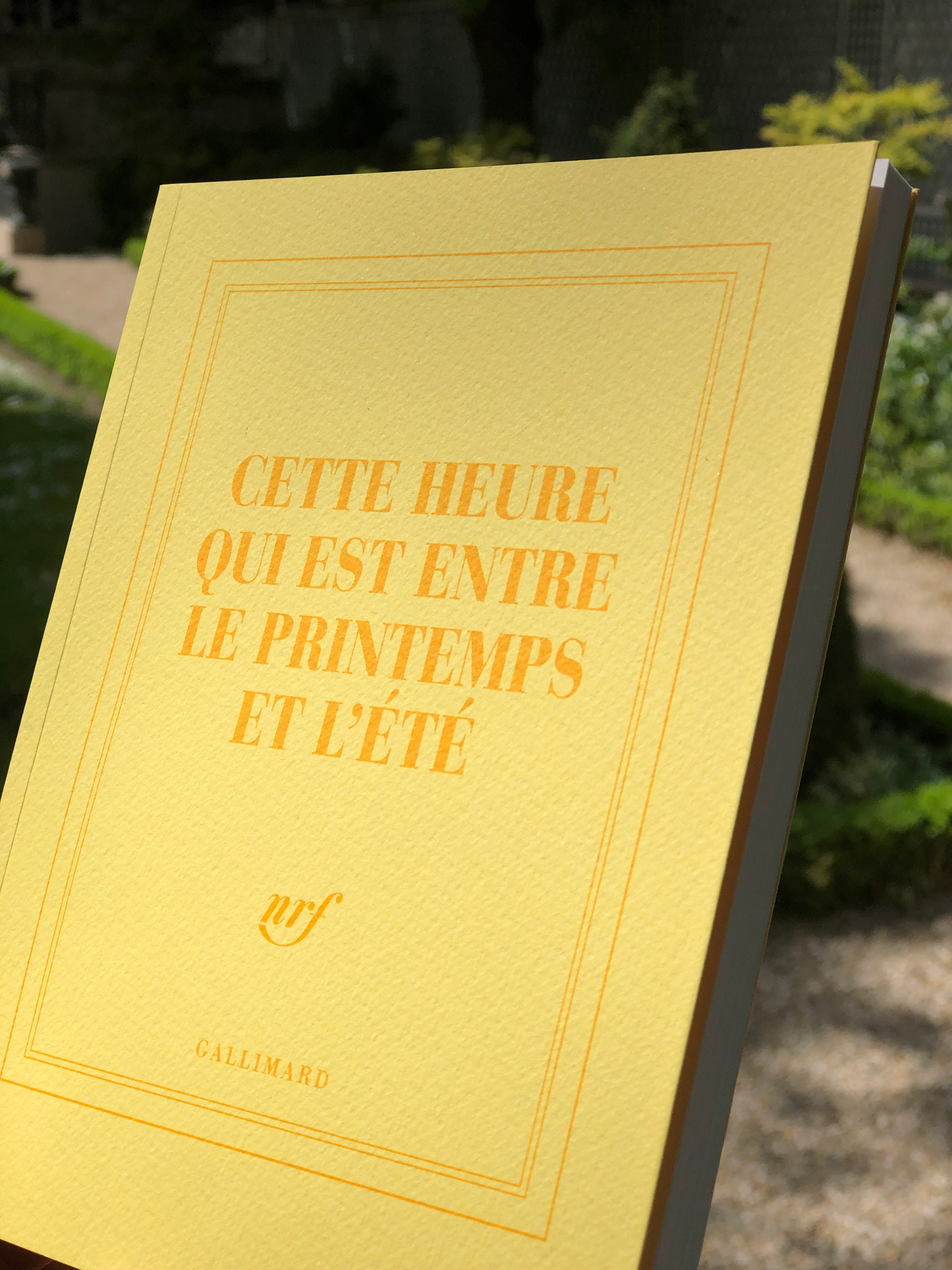 « Cette heure qui est entre le printemps et l’été » (carnet carré)