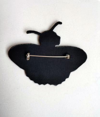 Broche Papillon Noir