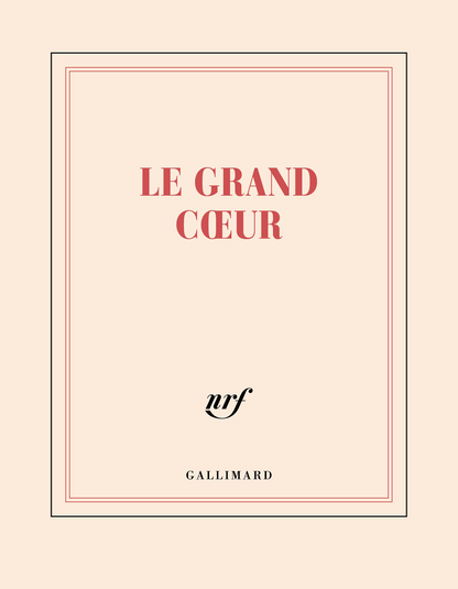 « Le grand coeur » (carnet carré)