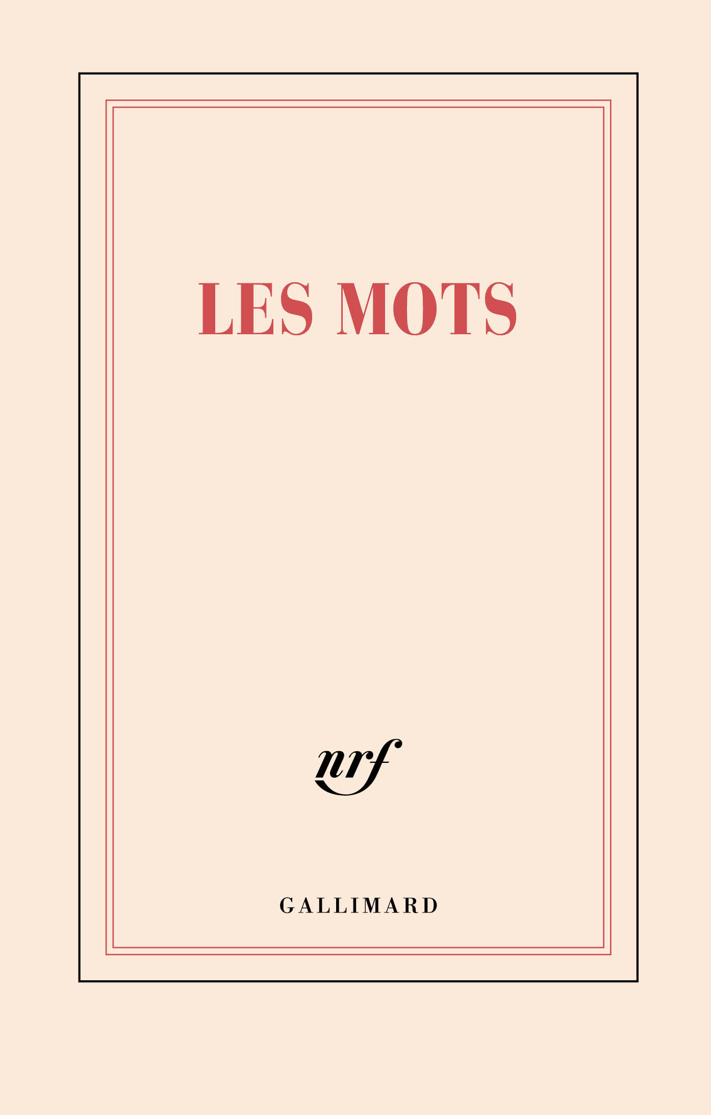 “Les mots” (notebook)