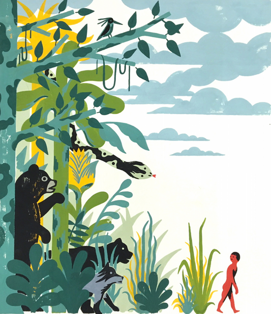 Laurent Moreau, Le livre de la jungle (peinture)