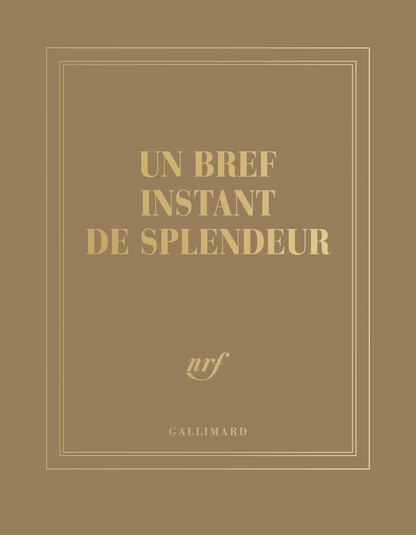 « Un bref instant de splendeur » (carnet carré)