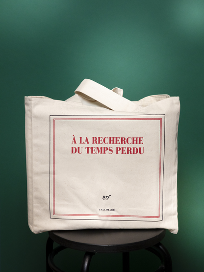 « À la recherche du temps perdu  » (sac en coton)