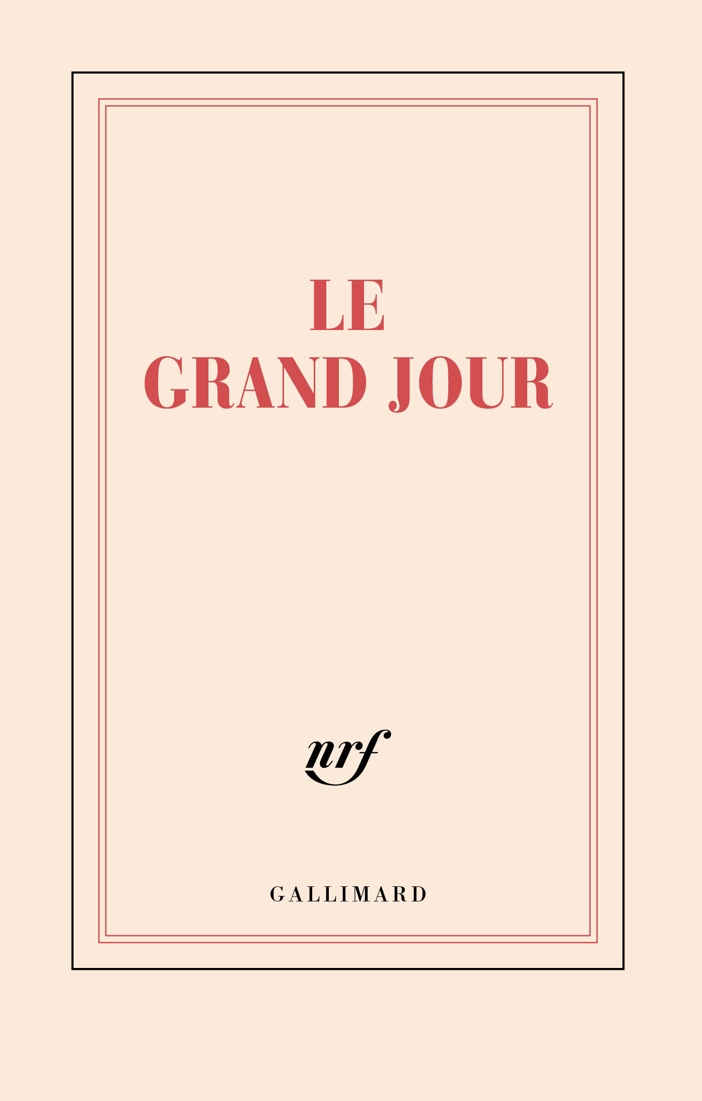 “Le grand jour” (notebook)