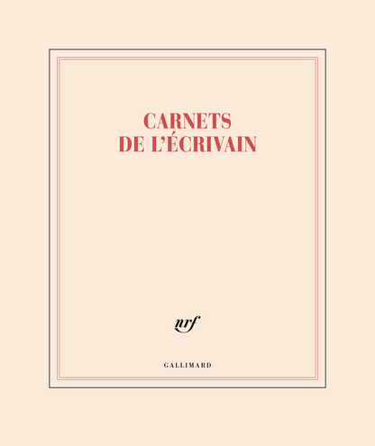 « Carnets de l'écrivain » (carnet grand format)