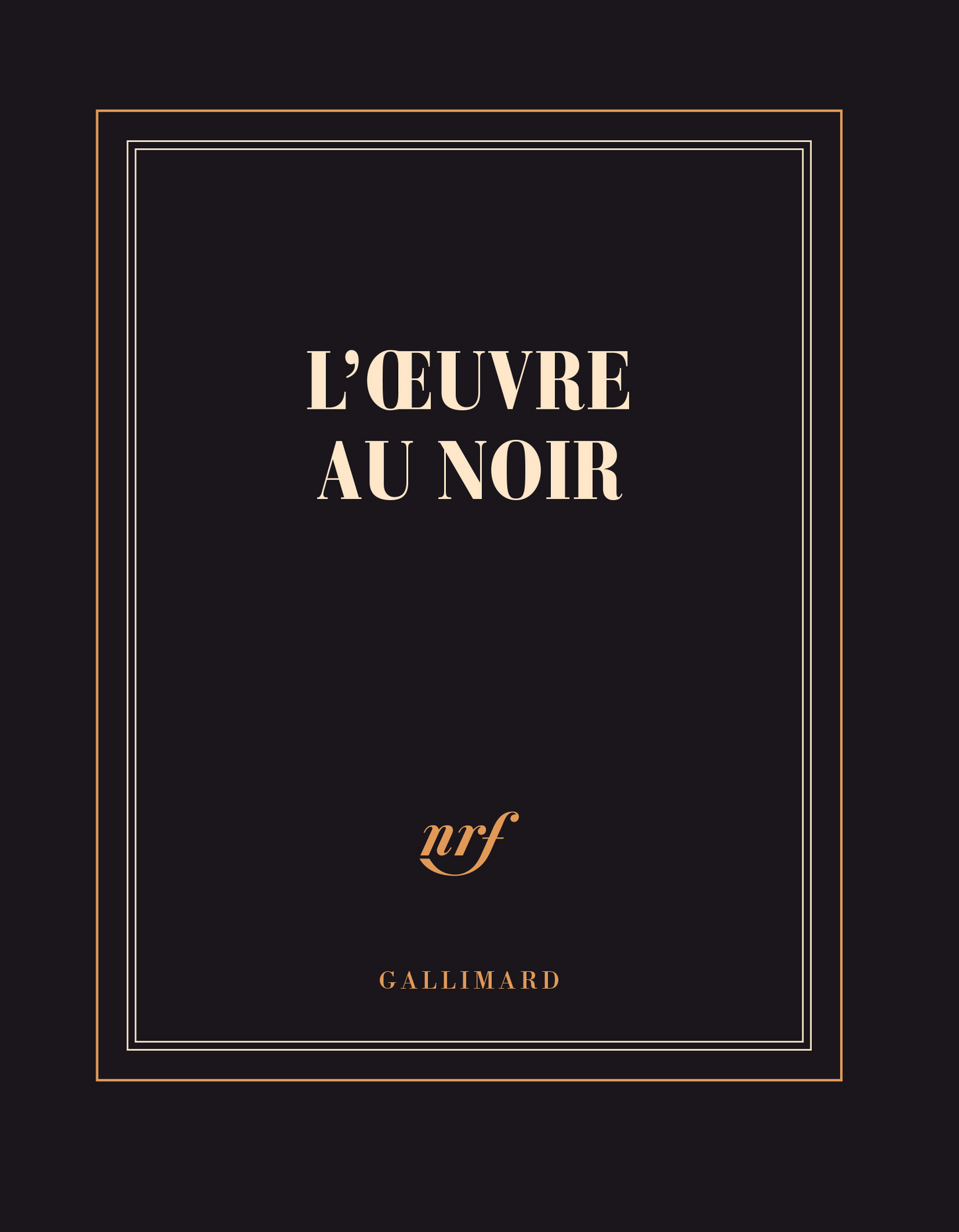 « L'œuvre au noir » (carnet carré)