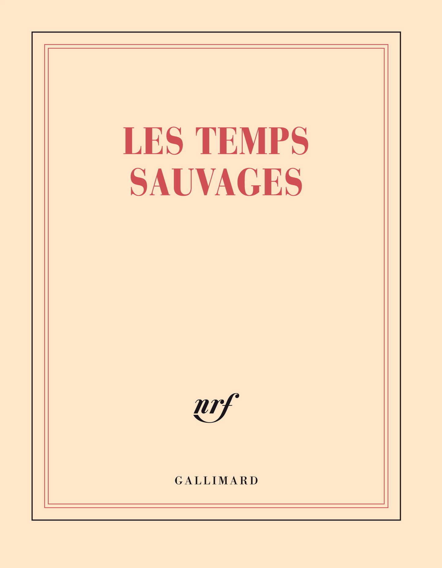 « Les temps sauvages » (carnet carré)