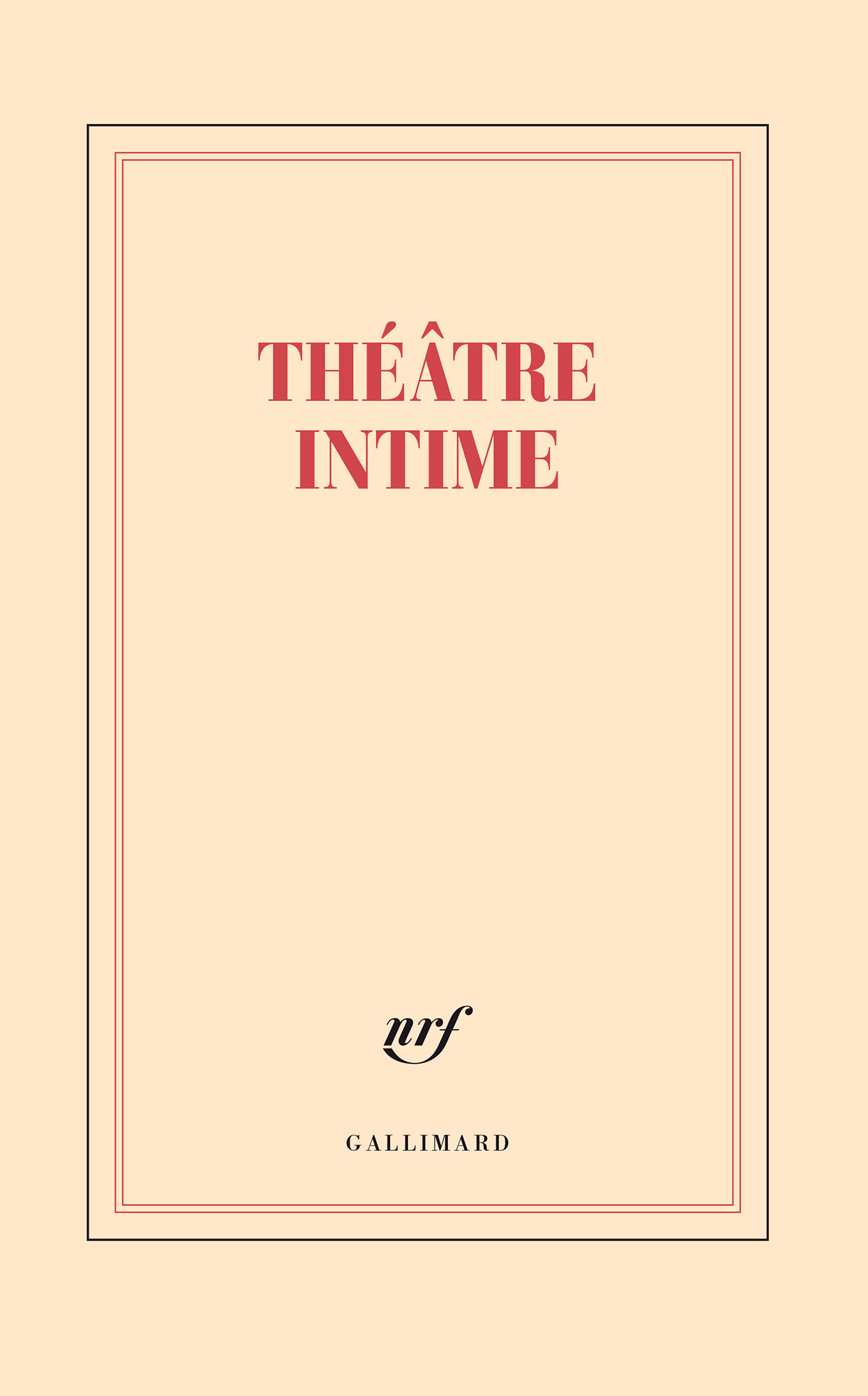 « Théâtre intime » (grand carnet)