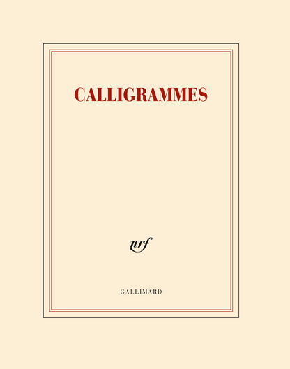 « Calligrammes » (cahier)