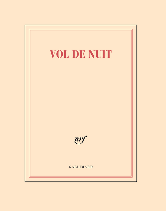 « Vol de nuit »  (cahier)