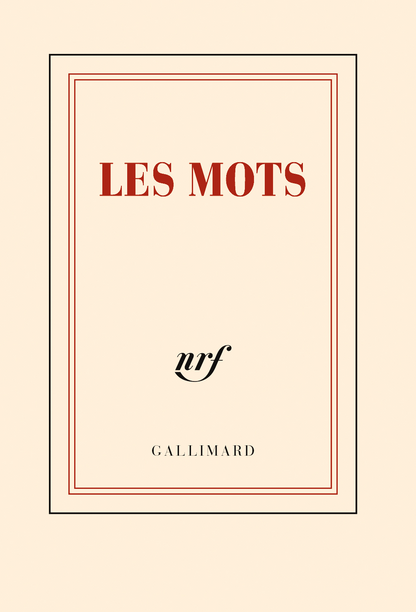 « Les mots » (carnet poche)