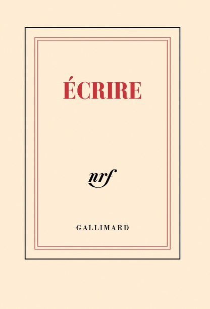 « Écrire » (carnet poche)