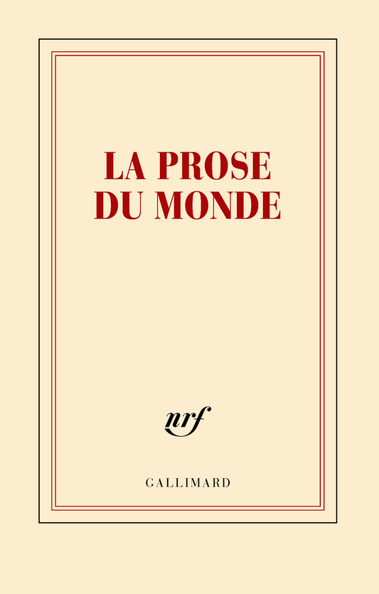 « La prose du monde » (carnet)