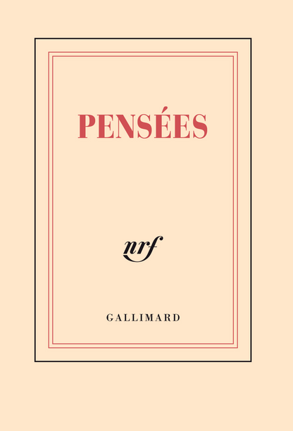 « Pensées » (carnet poche)