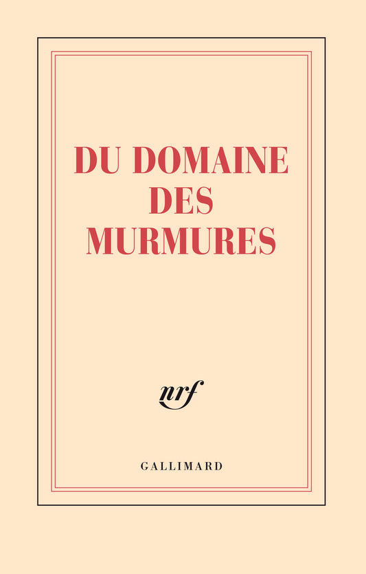 « Du domaine des murmures » (carnet)