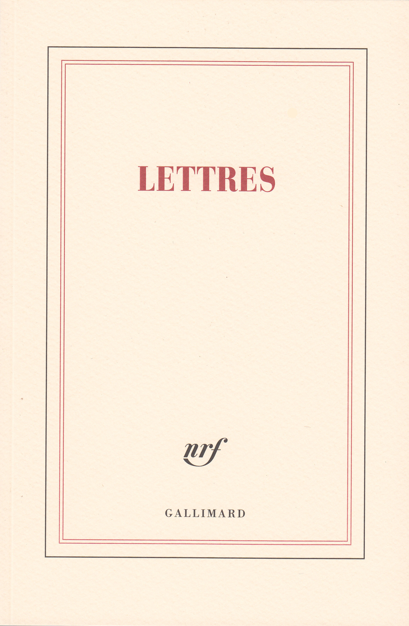 Lettres (bloc de papier à lettres)