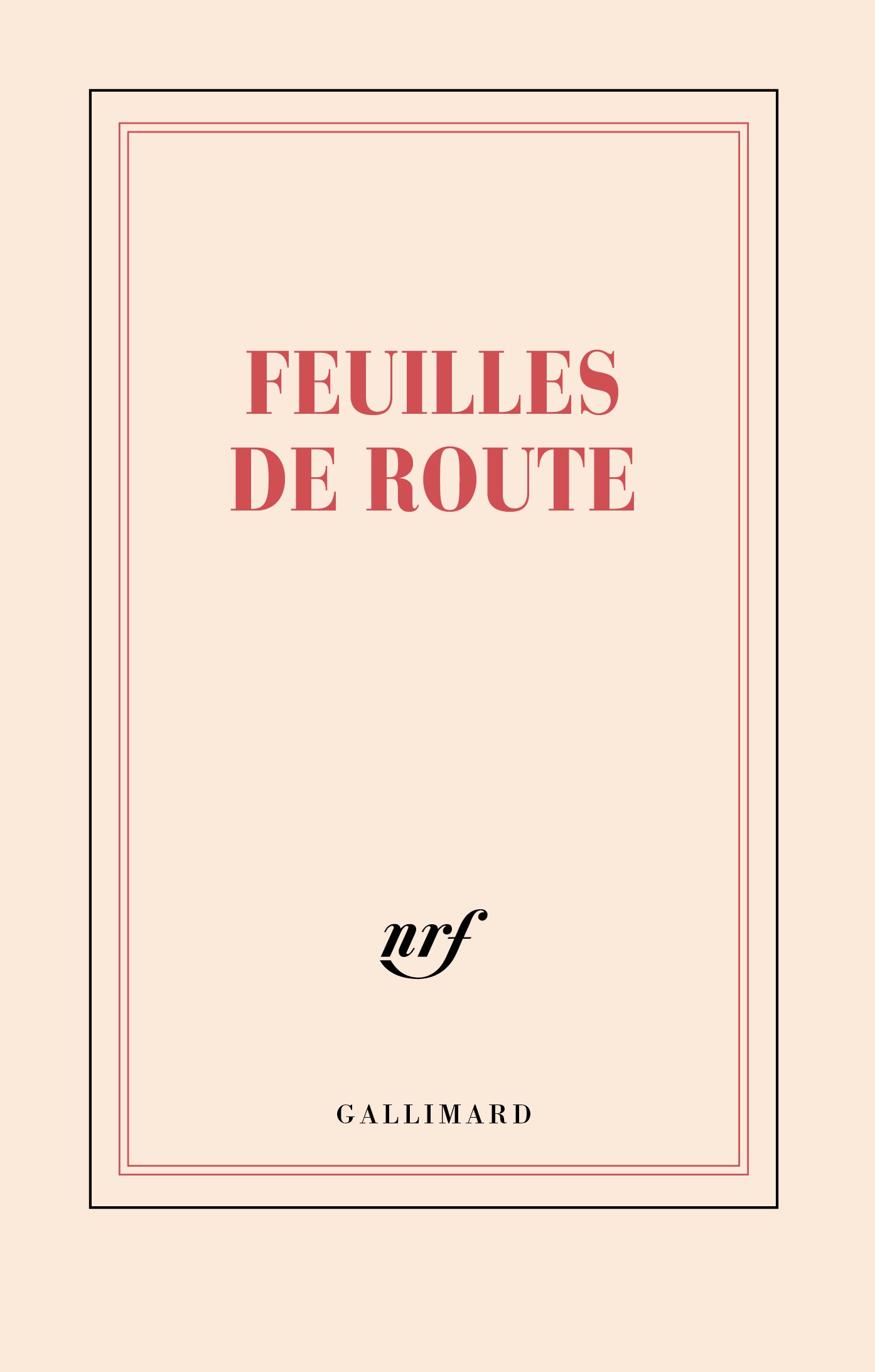 « Feuilles de route » (carnet)